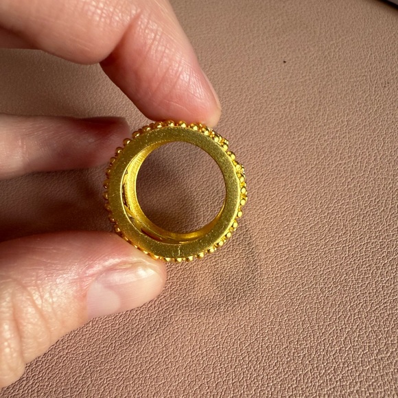 Freida Rothman KALEIDOSCOPE CUTOUT CIGAR BAND RING - Picture 4 of 4